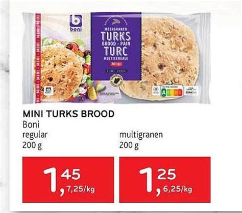 Mini Turks Brood Promotie Bij Alvo