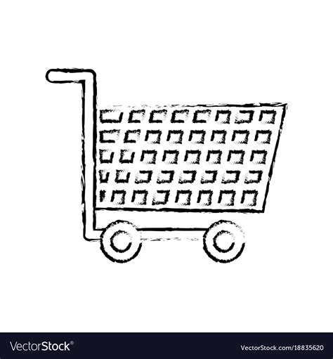 isolated cart design royalty  vector image