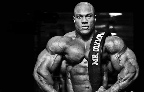 Pose Muscle Muscle Bodybuilder Bodybuilder Olympia Phil Heath