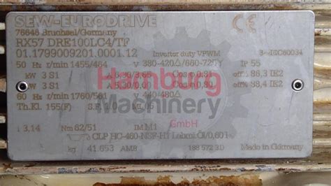 Used Sold Bornemann Slh 80 26 Twin Screw Pump At Hamburg Machinery Hm Gmbh
