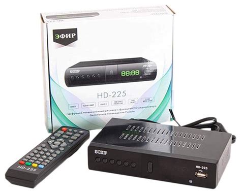 ТВ-ресивер Сигнал Ресивер DVB-T2 Эфир HD-225 черный, черный купить по ...