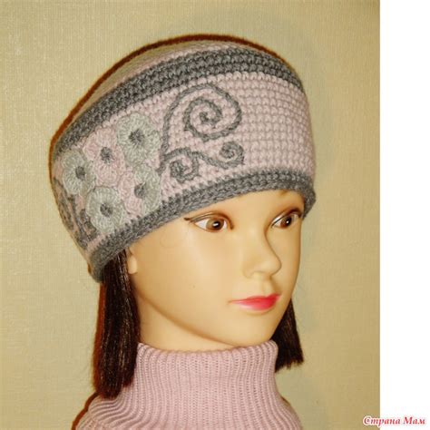 Вязаная шапка "Маргарита" - Страна Мам
