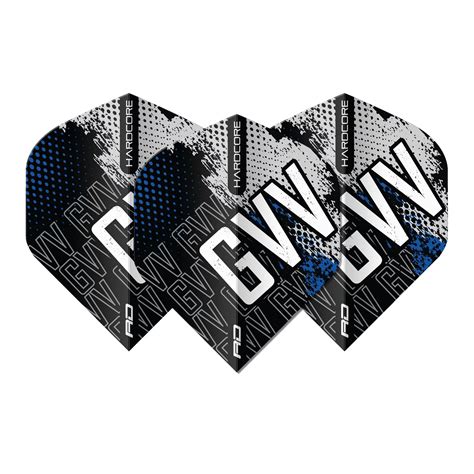 Red Dragon Set Van 3 Flights Hardcore Premium Gian Van Veen Blue