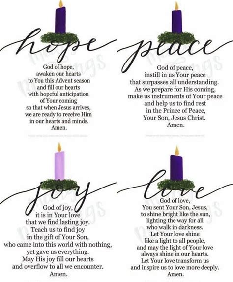 Advent prayers for families – Artofit