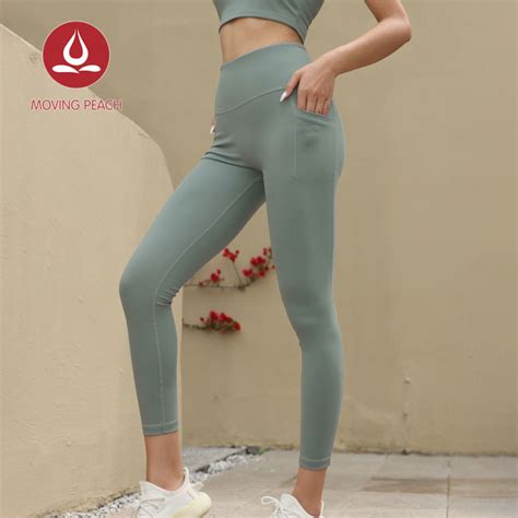 Moving Peach Yoga Pants For Women High Waist Compression Leggings With