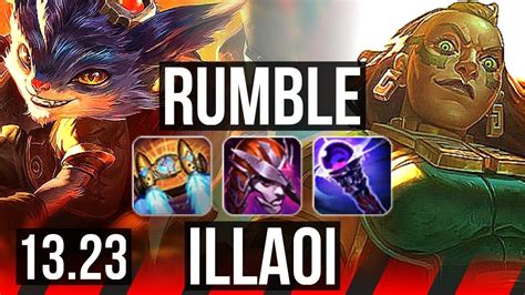 RUMBLE Vs ILLAOI TOP 3 2M Mastery 7 Solo Kills 400 Games