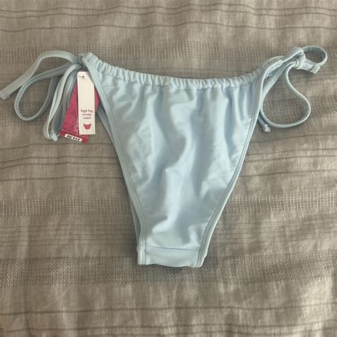 Xhilaration Women S Blue Bikini And Tankini Bottoms Depop