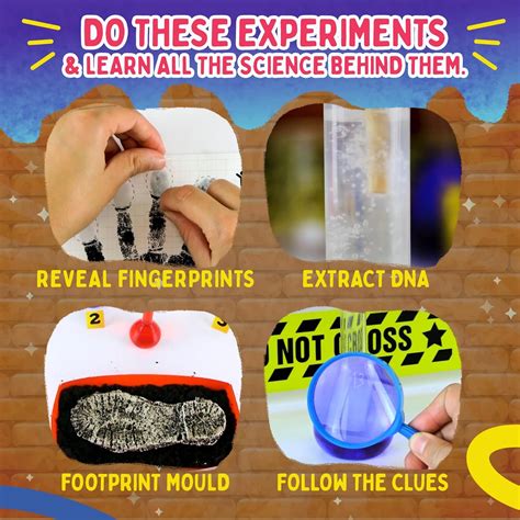 Detective Spy Gear Kit for Kids – 15 Mystery & Forensic Experiment