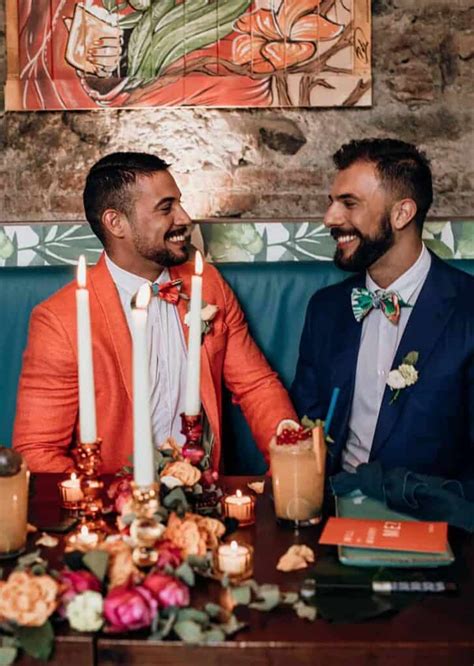 Stylish Same Sex Engagement Bespoke Bride Wedding Blog