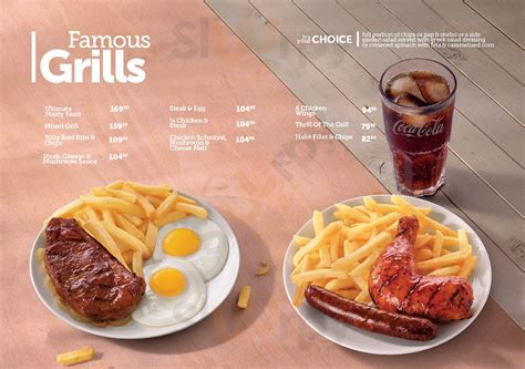 Wimpy Menù Sandton Main Menu Sluurpy