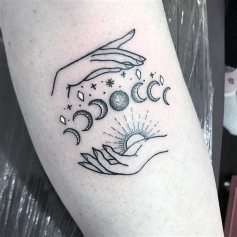 Tatuagem Fase Da Lua - Tatuagem de fases da lua: 80 ideias supercriativas para fazer a sua