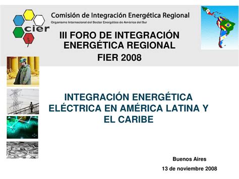 PPT INTEGRACIÃN ENERGÃTICA ELÃCTRICA EN AMÃRICA LATINA Y EL CARIBE PowerPoint Presentation