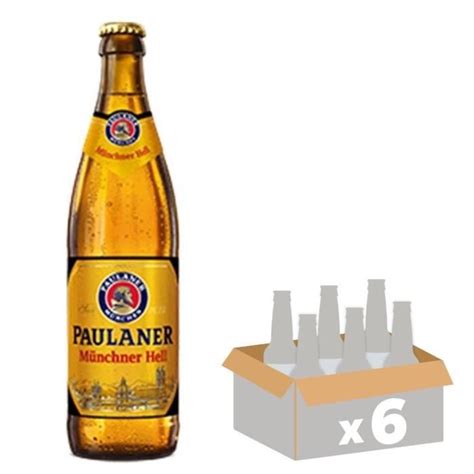 BRASSERIE PAULANER Muncher Hell Bière Blonde 50 cl x6 4 9 La cave Cdiscount