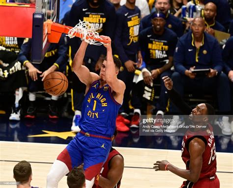 Michael Porter Jr Of The Denver Nuggets Slam Dunks In The First Half