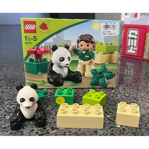 樂高 Lego Duplo 得寶系列 6173 Panda Zoo 熊貓 動物園 絕版品 蝦皮購物