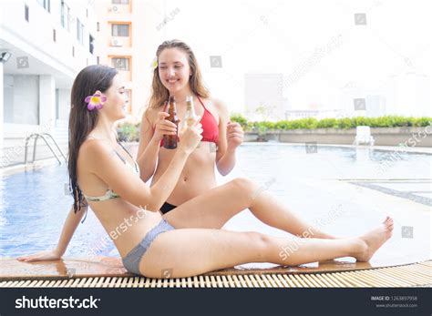 Sexy Hot Girl Wearing Bikini Dancing Stock Photo Shutterstock
