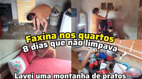 Faxina Nos Quartos Oito Dias Sem Limpar Lavei Uma Montanha De Pratos