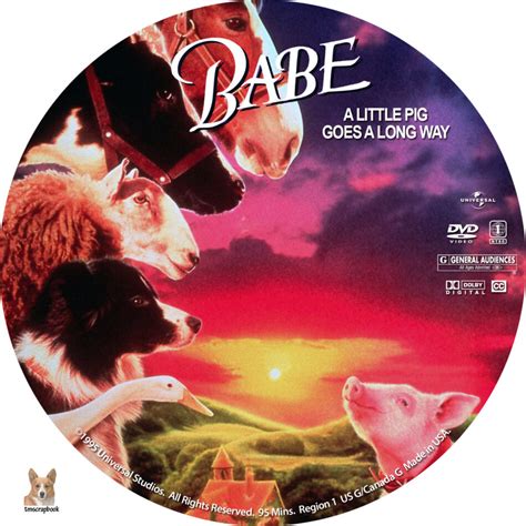 Babe Dvd Label R Custom