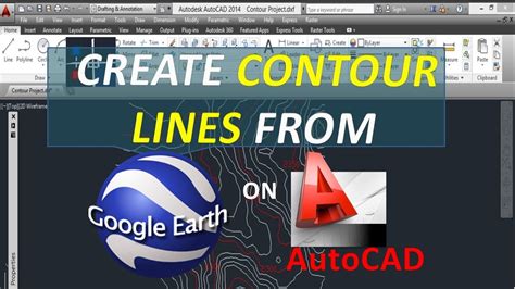 Create Contour Lines From Google Earth On AutoCAD Free Open Source