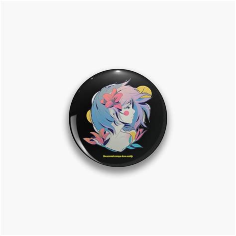 Aesthetic Sad Anime Girl Japanese Retro Lofi Vaporwave Waifu Pin By Menti429 Redbubble