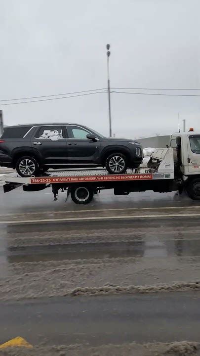 Эвакуатер с джипом - YouTube