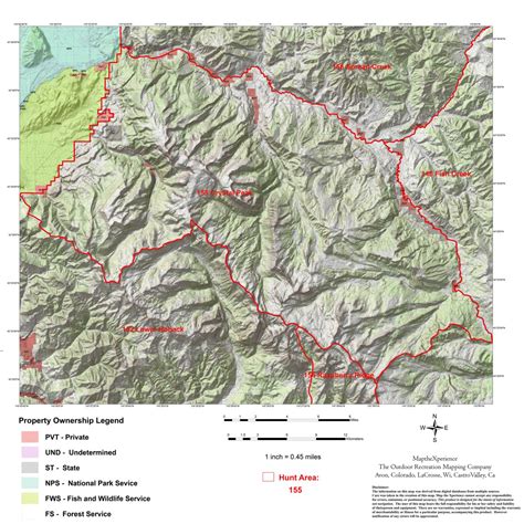 Wyoming Deer Hunt Area 155 Hunt Wyoming Map By Map The Xperience Avenza Maps Avenza Maps