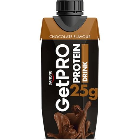 Getpro Chocolate Long Life High Protein Drink 330ml Compare Prices