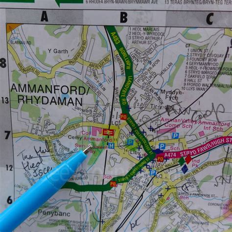 tir dail cemetery ammanford carmarthenshire britain