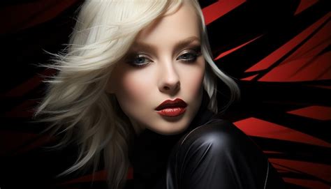 Belle Femme Blonde Aux Cheveux Boucl S Regardant La Cam Ra G N R E Par L Intelligence