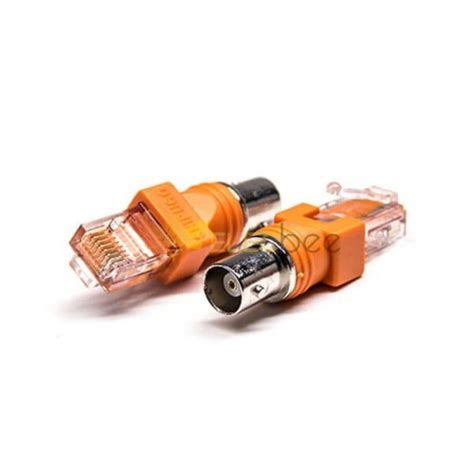 BNC Female to RJ45 Adapter 180 Degree