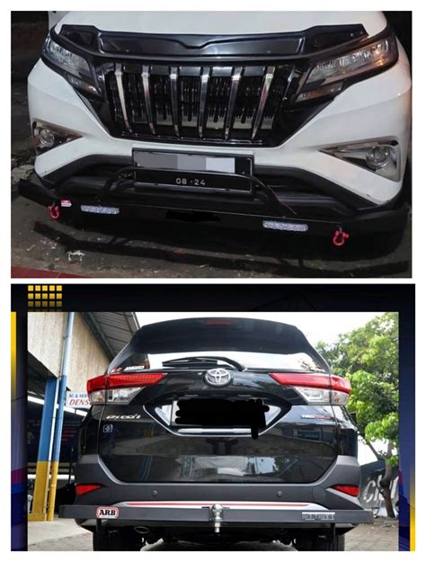 Paket Tanduk Mini Besi Depan Towing Bar Besi Belakang Arb Mobil All New