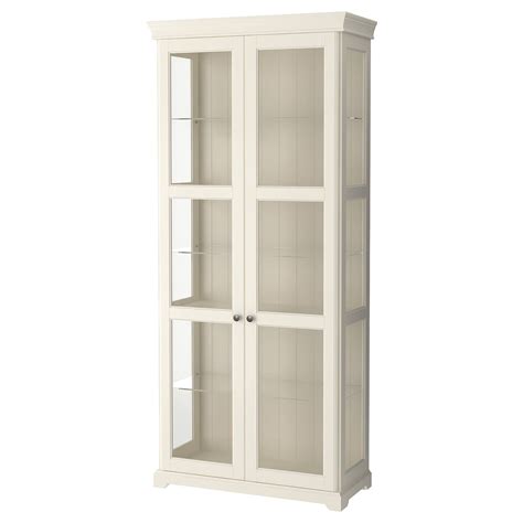 ЛИАТОРП Шкаф-витрина - белый - IKEA | Glass cabinet doors, Ikea storage ...