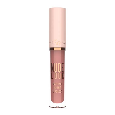 Golden Rose Nude Look Natural Shine Lipgloss Pinky Nude Platin