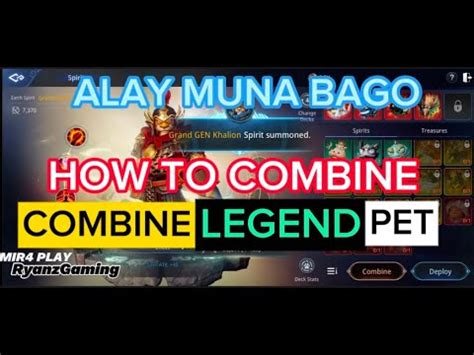 Mir Play Legend Pet Khalion How To Success Combine Legendary Pet