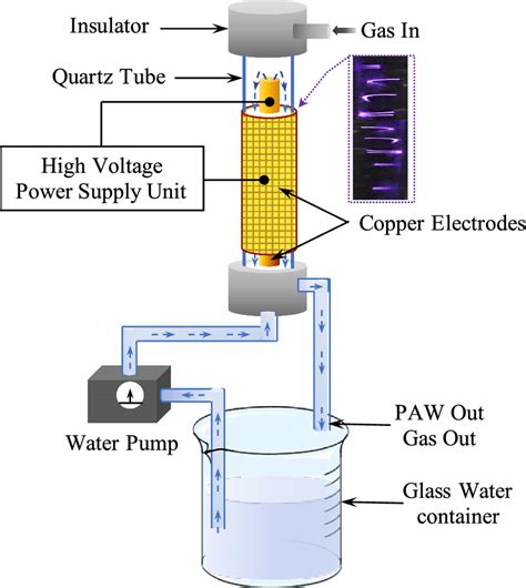 Schematic Diagram Of The Plasma Reactor For Water Activation Download Scientific Diagram