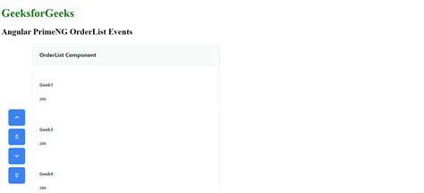 Angular Primeng Orderlist Events Geeksforgeeks