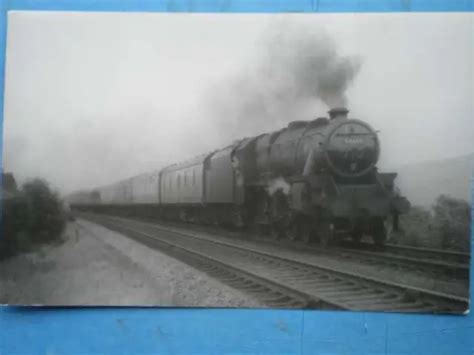 Photo Lms Stanier Black Five 4 6 0 Loco No 44674 Nr Mallentary £250