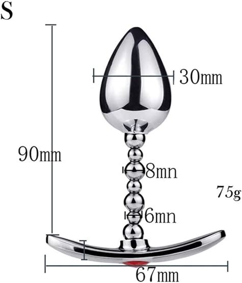 Tapón anal Anal Metal Wearable Swing Anal Plug Anal Tapón de culo Juguete sexual Consolador de