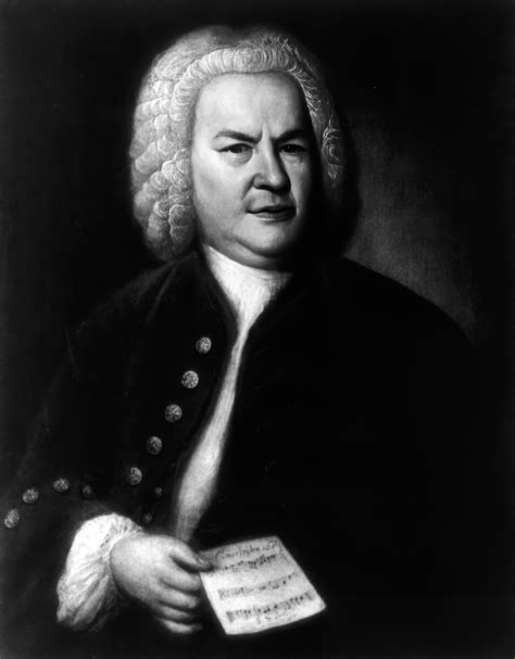 Historical Figures Johann Sebastian Bach Portrait Photo Image