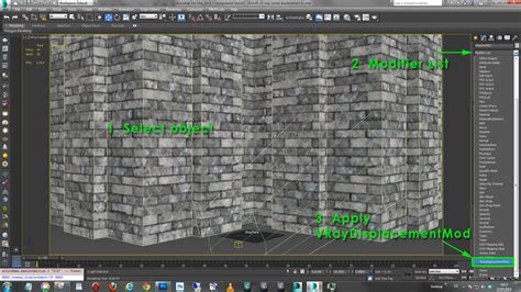 Correct Corner Displacement In Vray With Walls Tiles Vizpark