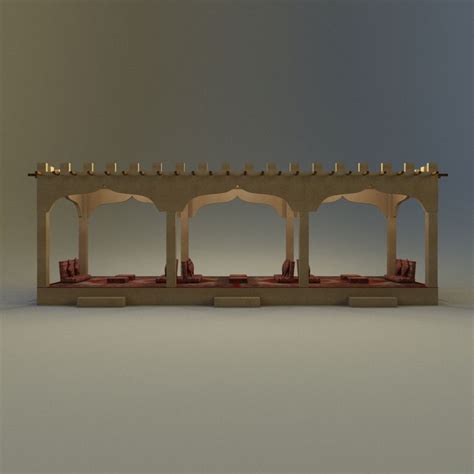 Arabic Majlis 3d Model 15 Max 3ds Fbx Obj Free3d