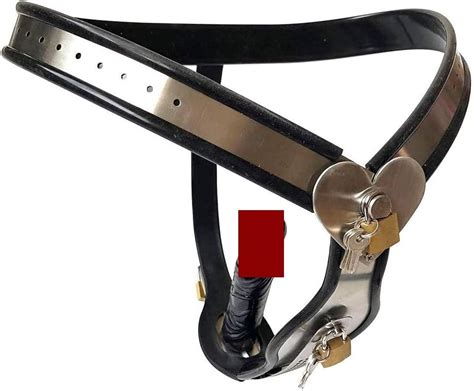 Amazon De Keuschheitsg Rtel Keuschheitsg Rtel Damen Edelstahl Mit Plug Dildo F R Damen