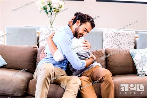 Happy Gay Couple Hugging Each Other Stock Photo Picture And Royalty Free Image Pic WR