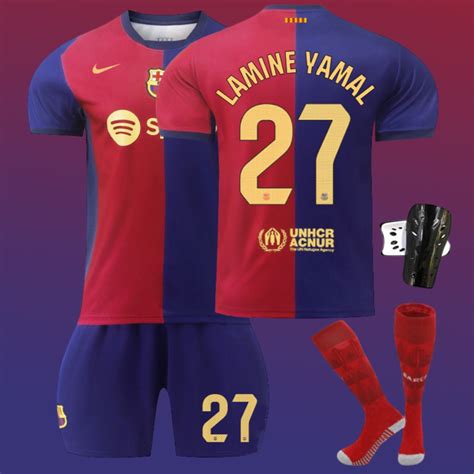 Tricou Acasă FC Barcelona 24 25 cu Lamine Yamal 27