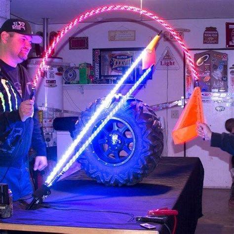 5150 Whips 187 4ft Bluetooth Led Whip Pair Wh 1874p