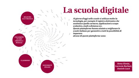 La scuola digitale by Daniele Lucà on Prezi