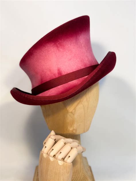 Asymmetric Top Hat Bridgerton Style Sfumato Wool Felt Hat Etsy