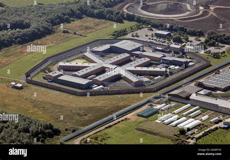 aerial view of HMP Rye Hill prison near Rugby, UK Stock Photo - Alamy