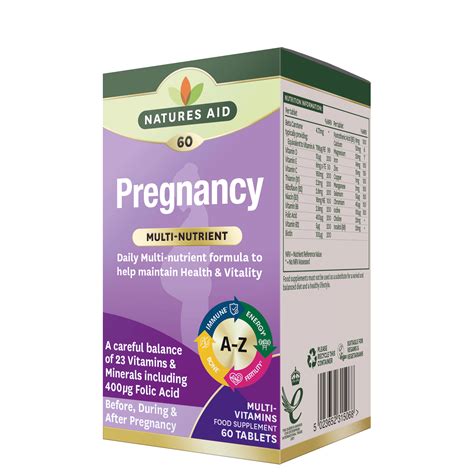 Natures Aid Pregnancy Multi-Vitamins & Minerals - Vegan from Natures Aid UK