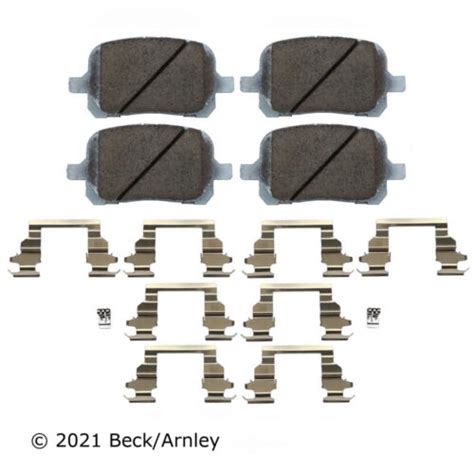 Frt Prem Brake Pads Beck Arnley 085 6538 Ebay